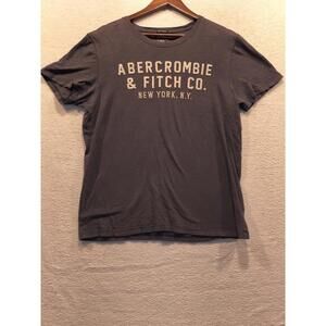 Vintage Single Stitch Abercrombie & Fitch Blue Men’s Medium 90’s Y2K Distressed